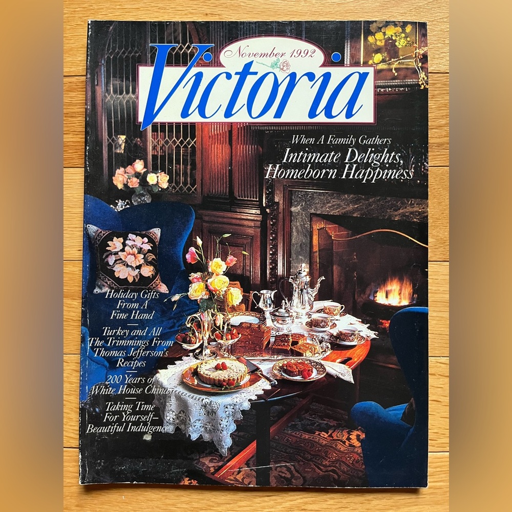 Vintage Victoria Magazine ~ November 1992